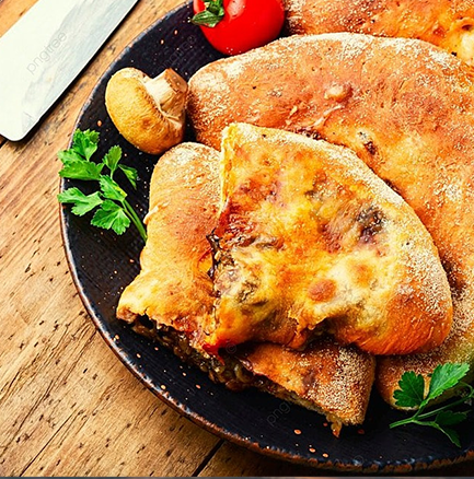 Mushroom Calzone 