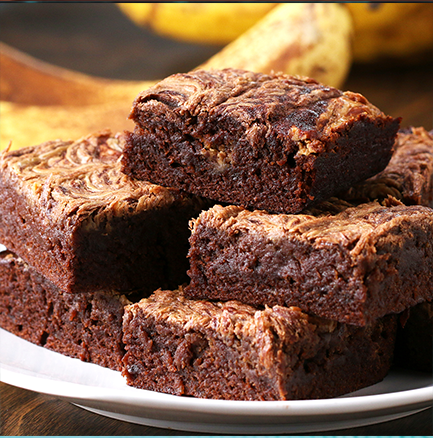  Choco banana brownie 